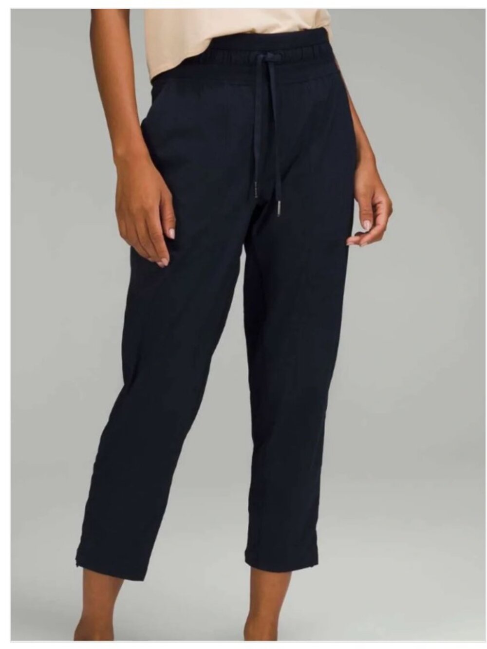 Lululemon Dance Studio Mid-Rise Crop 25" True Navy size 12
